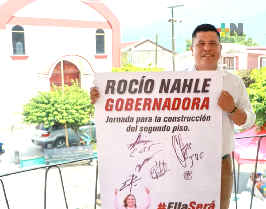 Alcalde de Yecuatla, emanado de MC también se adhiere al proyecto de Rocío Nahle